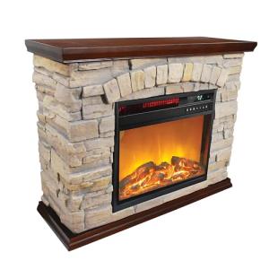 LifeSmart Large Square Faux Stone Infrared Heater