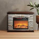 LifeSmart Large Square Faux Stone Infrared Heater