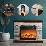 LifeSmart Large Square Faux Stone Infrared Heater