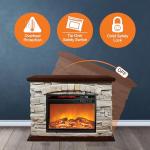 LifeSmart Large Square Faux Stone Infrared Heater