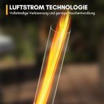 Rayzi 58 Inch Smokeless Pellet Stove Fire Pit