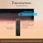 Innoflame 36" Ultra-Thin Electric Fireplace Heater