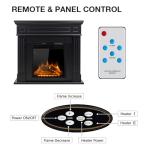 Cowsar 44" Electric Fireplace with Wooden Mantel