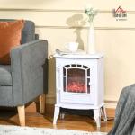 22" Electric Fireplace Stove with Realistic Flame Effect
