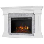 Real Flame Deland Grand Electric Fireplace - White