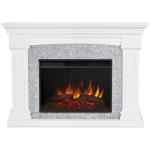 Real Flame Deland Grand Electric Fireplace - White
