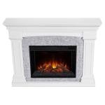 Real Flame Deland Grand Electric Fireplace - White