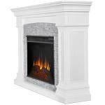 Real Flame Deland Grand Electric Fireplace - White