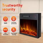 MOCIFI 18" Electric Fireplace Insert with Remote