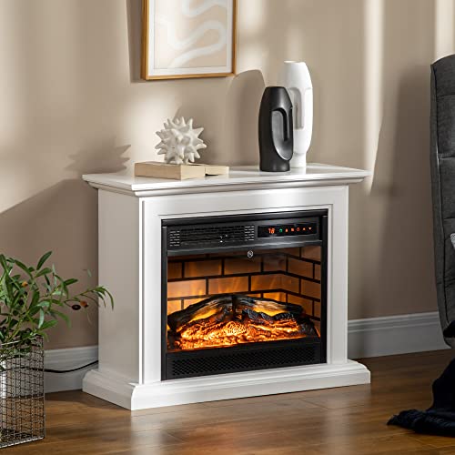 31" Electric Fireplace with Dimmable Flame Effect