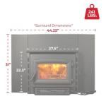 Ashley Hearth AW1820E Black Wood Stove Insert