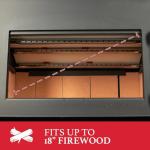 Ashley Hearth AW1820E Black Wood Stove Insert