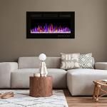 30" Electric Wall-Mounted Fireplace with Remote