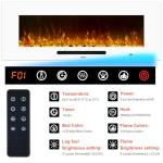 Oxhark 50-Inch Recessed Electric Fireplace Heater