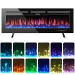 Home4me 36" Wall-Mounted Electric Fireplace Heater