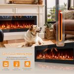 Manastin 50” Electric Fireplace with Remote Control