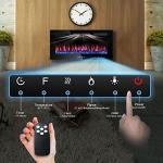 Home4me 36" Wall-Mounted Electric Fireplace Heater