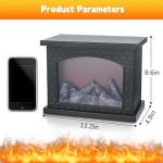 Decorative LED Fireplace Lanterns for Indoors Outdoors