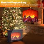 Decorative LED Fireplace Lanterns for Indoors Outdoors