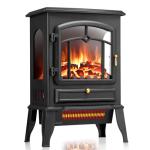 ZAFRO Electric Fireplace Stove with Adjustable Brightness