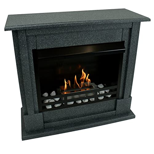 Mierzwa Rafael Deluxe Ethanol Fireplace with Accessories