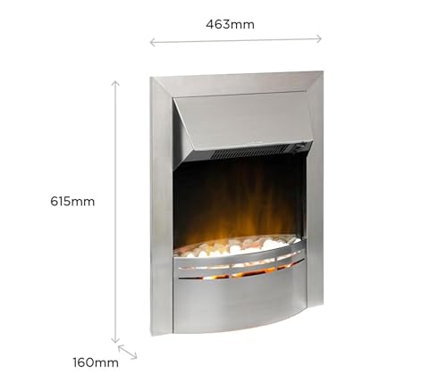 Electric Inset Fireplace Insert for Cozy Warmth