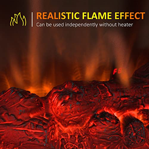 Electric Fireplace Stove with LED Flame Effect