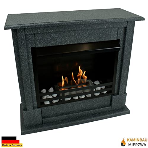 Mierzwa Rafael Deluxe Ethanol Fireplace with Accessories