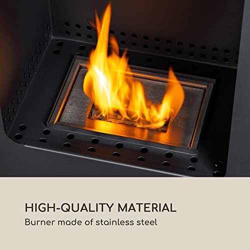 Blumfeldt Fiamme Cantal Ethanol Fireplace - Black