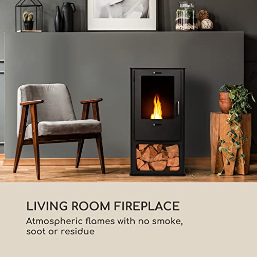 Blumfeldt Fiamme Cantal Ethanol Fireplace - Black