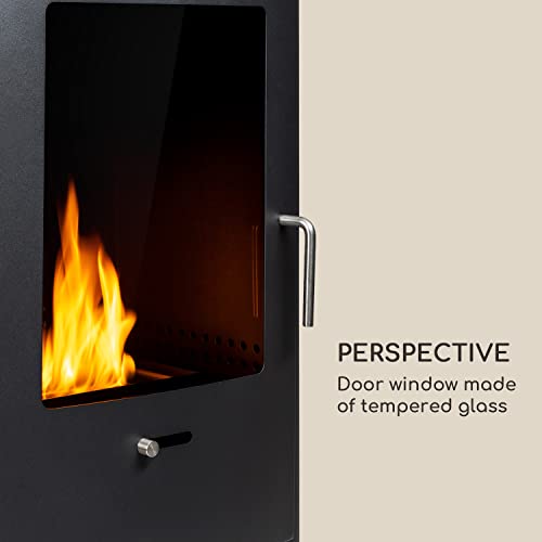 Blumfeldt Fiamme Cantal Ethanol Fireplace - Black