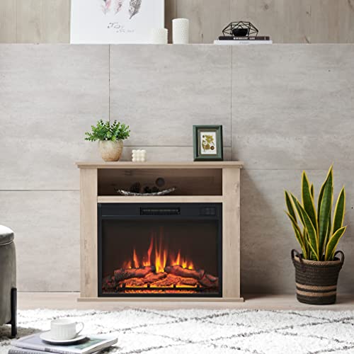 FlameKo Sahara Fireplace with Realistic Flame Effect
