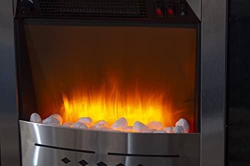 Marco Paul Modern Electric Fireplace with 3D Flame