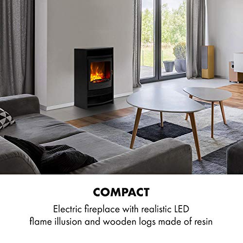 Klarstein Bergamo Electric Fireplace with Realistic Flames
