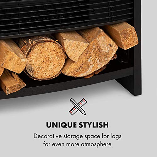 Klarstein Bergamo Electric Fireplace with Realistic Flames
