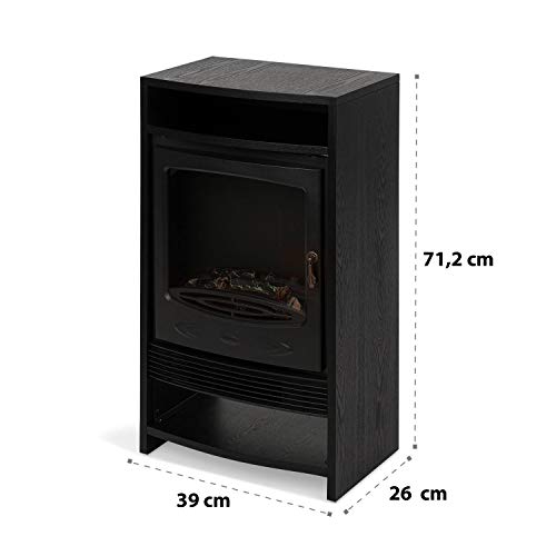 Klarstein Bergamo Electric Fireplace with Realistic Flames