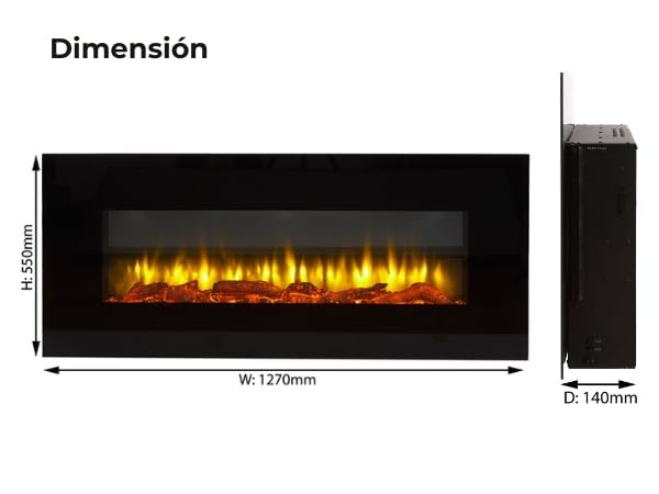 Endeavour Fires Holbeck Wall Electric Fireplace