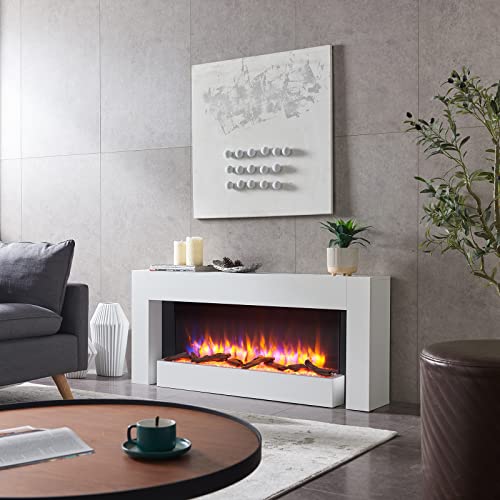 FLAMME Kingston Electric Fireplace with Flame Colors