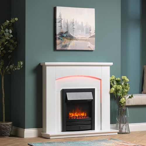 Endeavour Cayton 42” Electric Fireplace - Real Flame Effekt