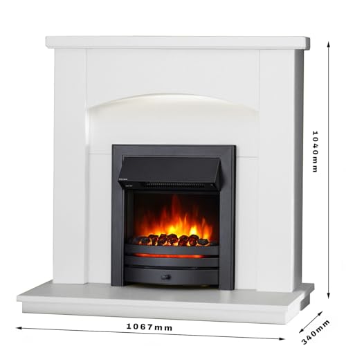 Endeavour Cayton 42” Electric Fireplace - Real Flame Effekt