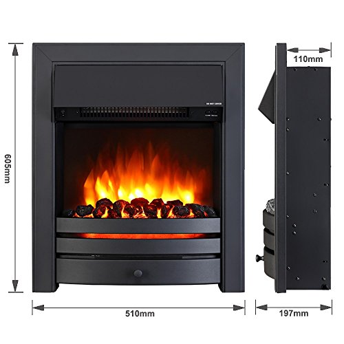 Endeavour Cayton 42” Electric Fireplace - Real Flame Effekt