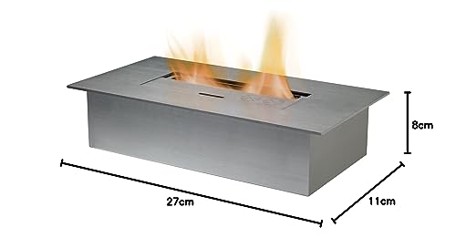 Small Stainless Steel Ethanol Burner, 1.5 Liters