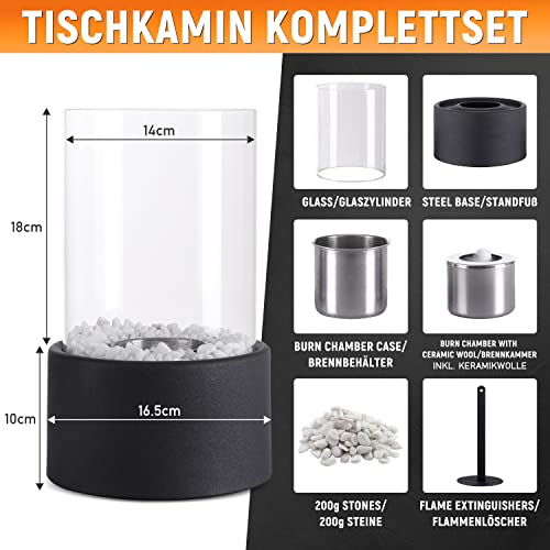 Portable Bioethanol Tabletop Fireplace for Any Occasion