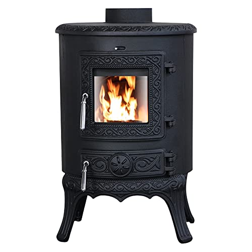 NRG 5KW Eco Design Wood-Burning Stove - Black