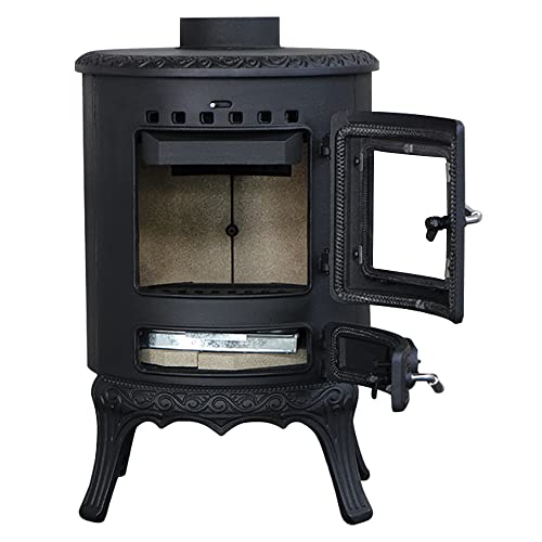 NRG 5KW Eco Design Wood-Burning Stove - Black