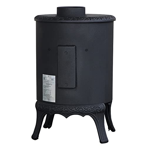 NRG 5KW Eco Design Wood-Burning Stove - Black