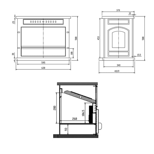10KW Cast Iron Multifuel Eco Design Stove