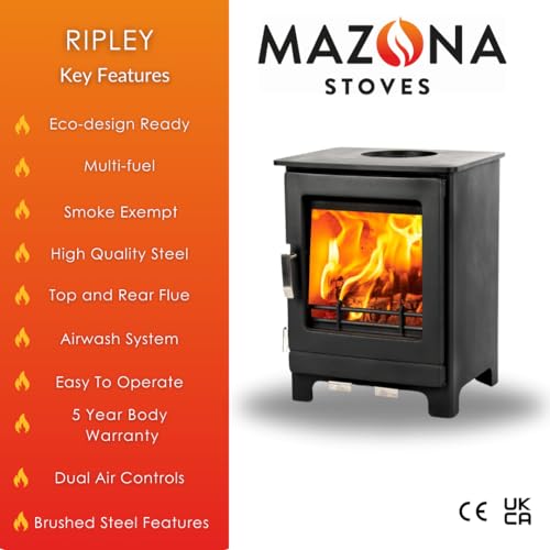 Mason Ripley 4 kW Multi Fuel Wood Stove