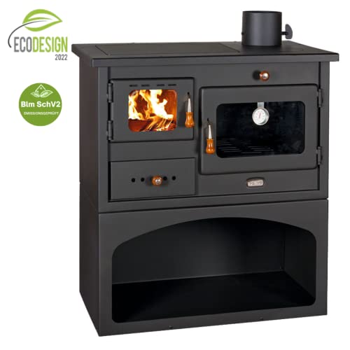 Wood Stove for Solid Fuel - 10 kW Heating
