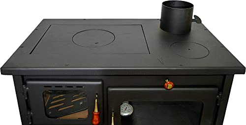 Wood Stove for Solid Fuel - 10 kW Heating